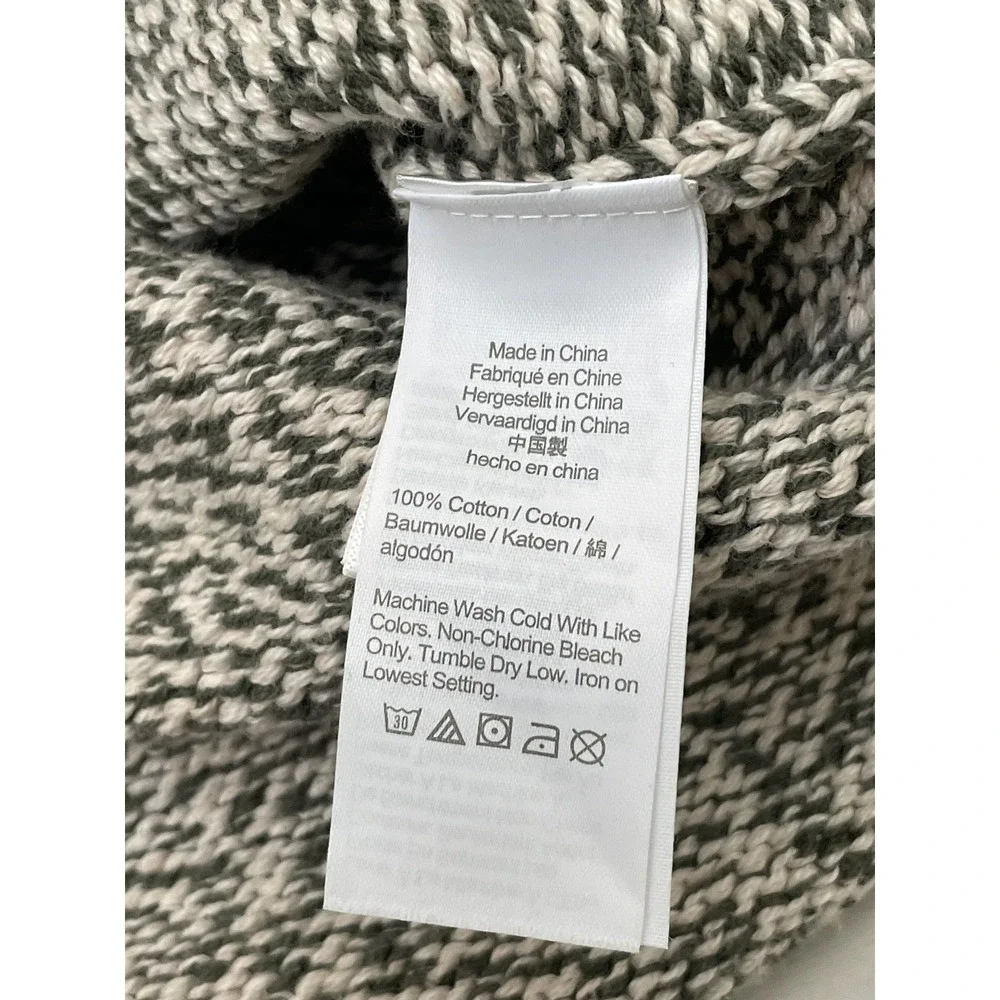 J Crew Unisex 1988 Rollneck Fisherman Kit Sweater M Marled Heathered Oarsman